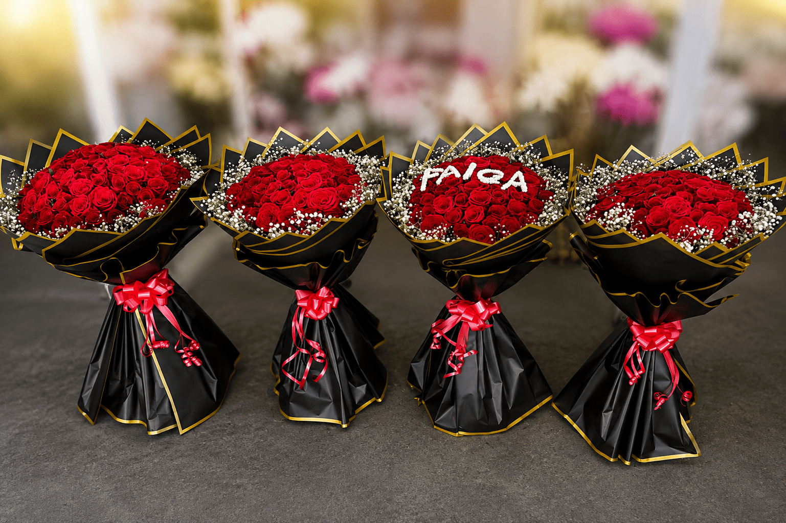 Completed Floral Arrangement