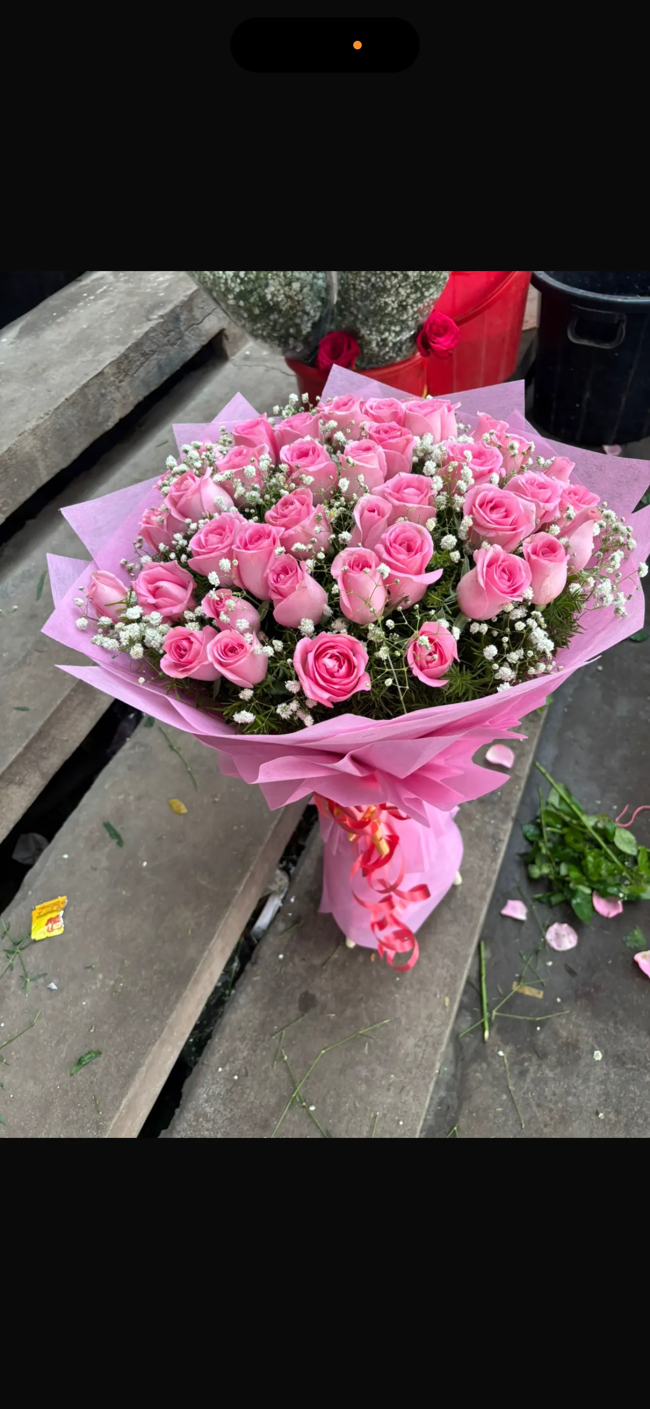 40 pink roses rose bouqet